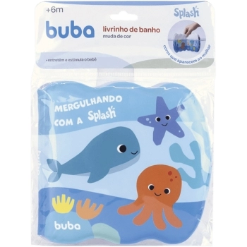 BUBA LIVRINHO DE BANHO SPLASH MUDA DE COR