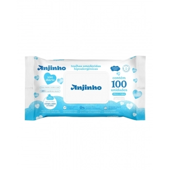 ANJINHO TOALHA UMED HIPOALERGENICOS FLIP TOP 100UND PARENTEX