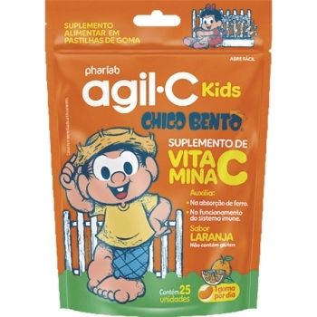 AGIL-C KIDS 30MG C/ 25 PAST GOMAS