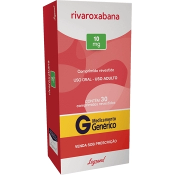 G.RIVAROXABANA 10MG 30CPR LEGRAND