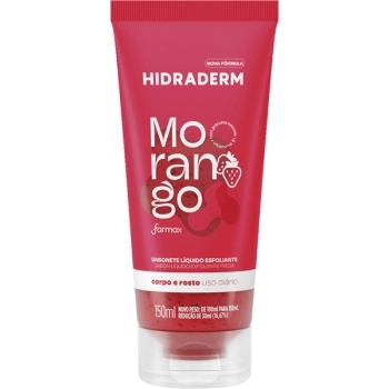 HIDRADERM SABONETE ESFOLIANTE MORANGO 150ML FARMAX