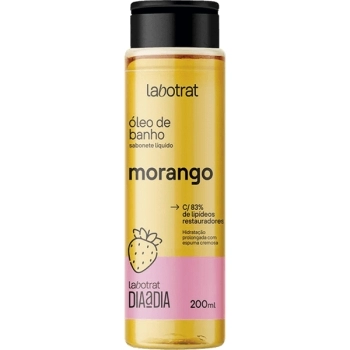 SABONETE LIQUIDO OLEO DE BANHO MORANGO 200ML LABOTRAT