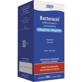 BACTERACIN SUSP 100ML PET TEUTO