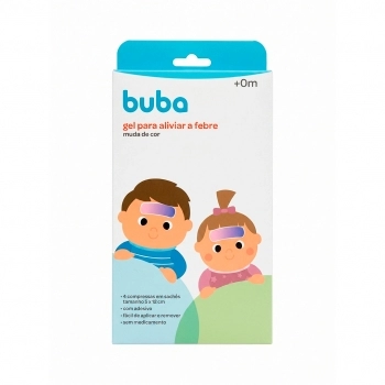 BUBA GEL PARA ALIVIAR FEBRE MUDA DE COR C/4 SACHE 5X12CM
