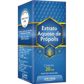 EXTRATO DE PROPOLIS AQUOSO GOTAS 20ML ARTE NATIVA