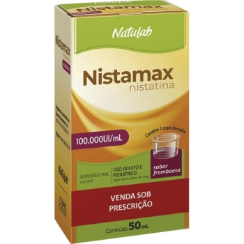 NISTAMAX SUSP ORAL 50ML COPO MEDIDOR NATULAB