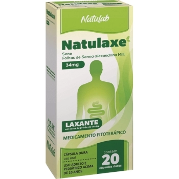 NATULAXE 34MG 20CPS NATULAB
