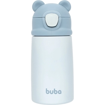 BUBA COPO TERMICO PAREDE DUPLA URSINHO AZUL 320ML (+ 3 ANOS)