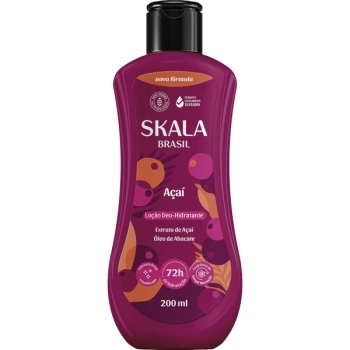 SKALA LOCAO DEO HIDRATANTE LAVANDA E OLEO ABACATE 200ML
