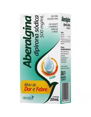 ABERALGINA DIPIRONA MONO 500MG/ML 20ML