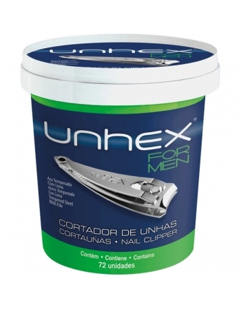 CORTADOR DE UNHAS UNHEX POTE 72UND MERHEJE