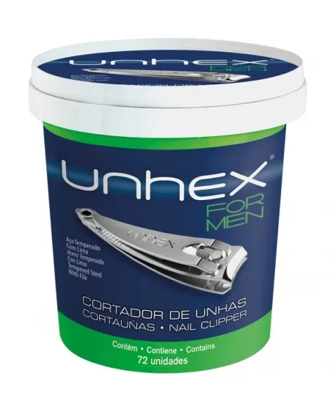 CORTADOR DE UNHAS UNHEX POTE 72 UND