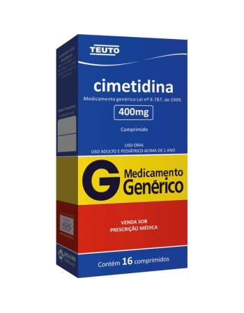 CIMETIDINA 400MG 16 CPR - genérico