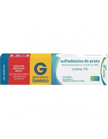 G.SULFADIAZINA DE PRATA CREME 30GR NATIVITA