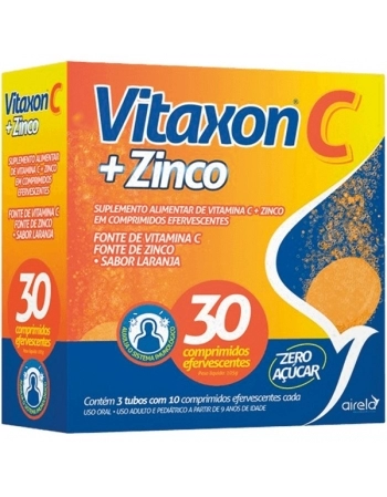 VITAXON C+ZINCO 1GR 30CPR EFERV AIRELA