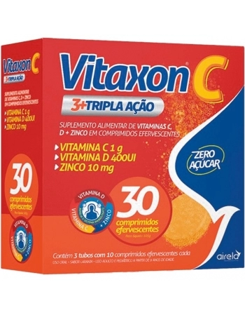 VITAXON C 1GR TRIPLA ACAO 30CPR EFERV AIRELA