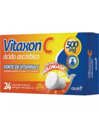 VITAXON C 500MG ACAO PROLONGADA 24CPR AIRELA