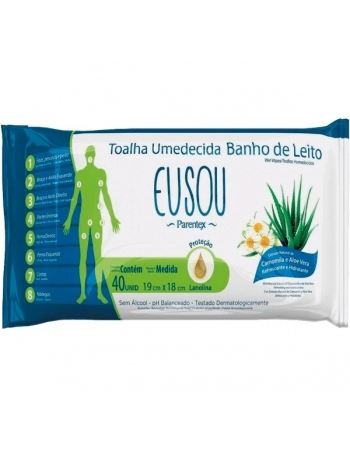 TOALHA UMED BANHO DE LEITO 40UND PARENTEX