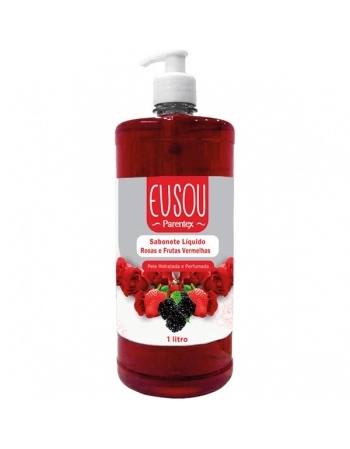EU SOU SAB LIQ ROSAS E FRUTAS VERM 1LT PARENTEX