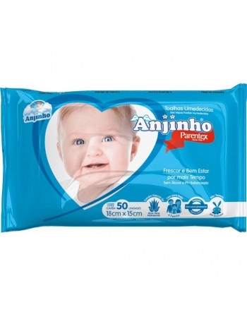 ANJINHO TOALHA UMED AZUL 50UND PARENTEX