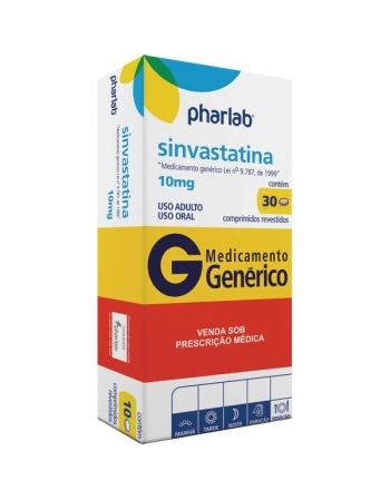 G.SINVASTATINA 10MG 30CPR PHARLAB