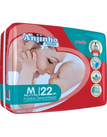 ANJINHO FRALDA PACOTAO M 16UN PARENTEX
