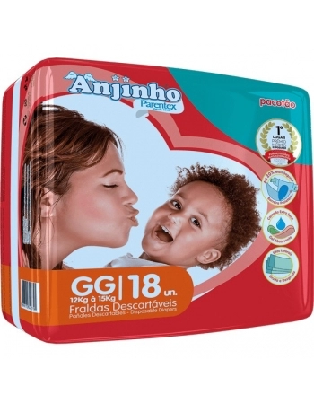 ANJINHO FRALDA PACOTAO XG 14UN PARENTEX
