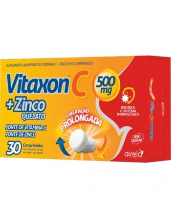 VITAXON C+ZINCO 500MG 30CPR (PROLONGADA) AIRELA