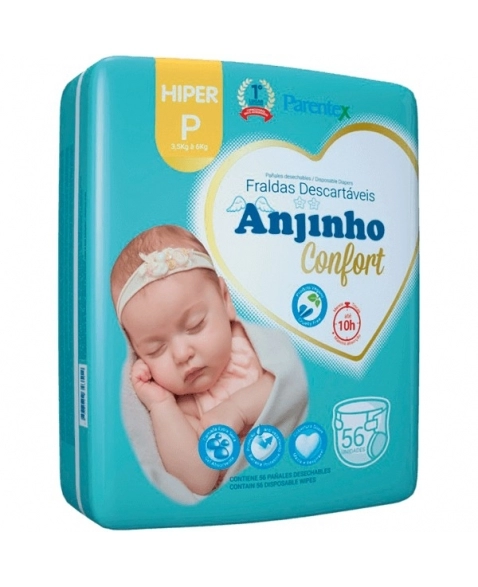 FRALDA ANJINHO CONFORT HIPER P 56 UND