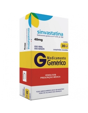 G.SINVASTATINA 40MG 30CPR PHARLAB