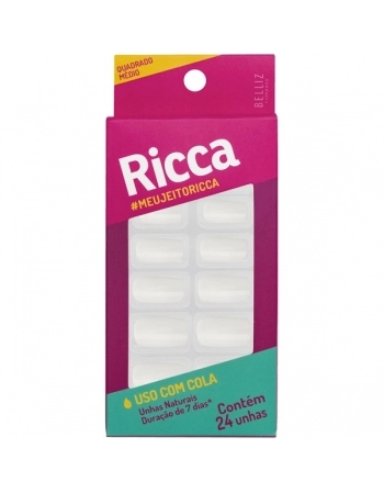 RICCA UNHAS NATURAIS QUADRADO MEDIO BELLIZ