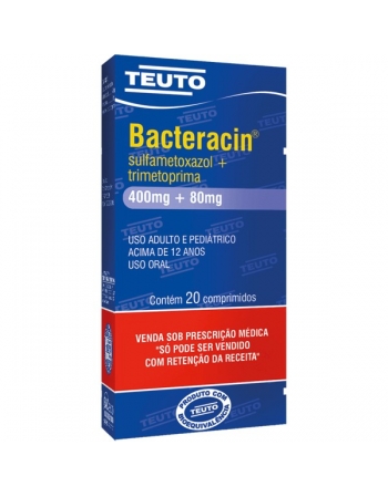 BACTERACIN 400 /80 MG 20 CPR (SULF+TRIM