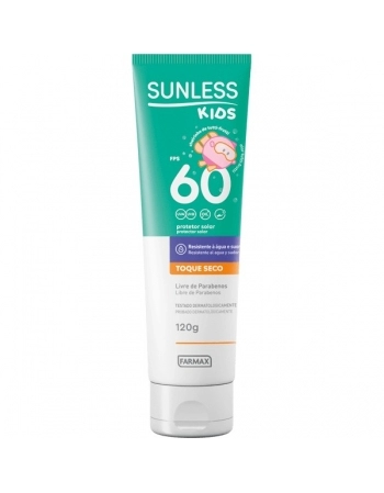 SUNLESS PROT SOLAR BISN KIDS FPS60 120GR FARMAX