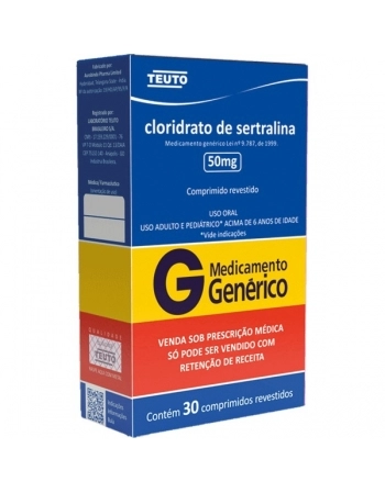 G.SERTRALINA 50MG 30CPR P344 TEUTO