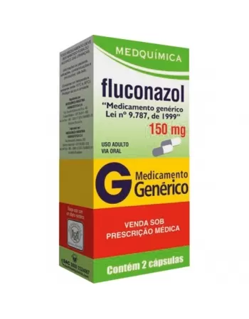 FLUCONAZOL 150 MG 2 CAPS - GENÉRICO