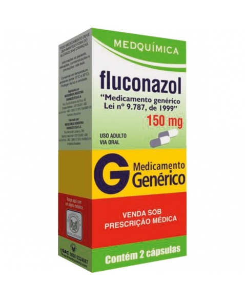 FLUCONAZOL 150 MG 2 CAPS - GENÉRICO