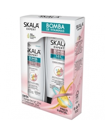 SKALA KIT SH+COND BOMBA DE VITAMINAS 325ML