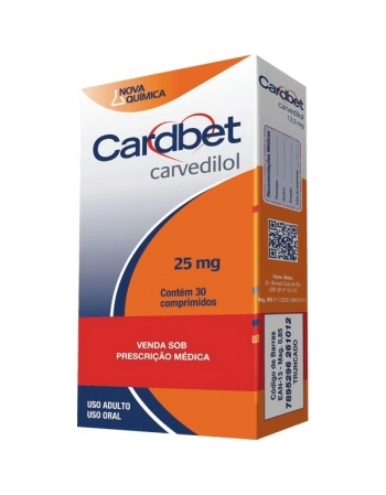 CARDBET 25MG 30CPR MULTILAB