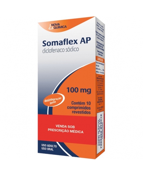 SOMAFLEX AP 100 MG 10 CPR