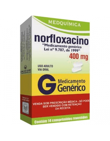 NORFLOXACINO 400MG 14 CPR - GENÉRICO