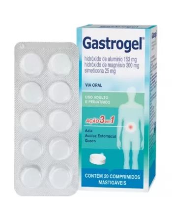 GASTROGEL 153+200+25MG 3X1 20 CPR