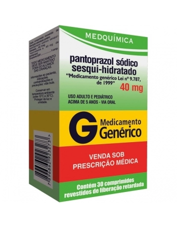G.PANTOPRAZOL 40MG 30CPR MEDQUIMICA