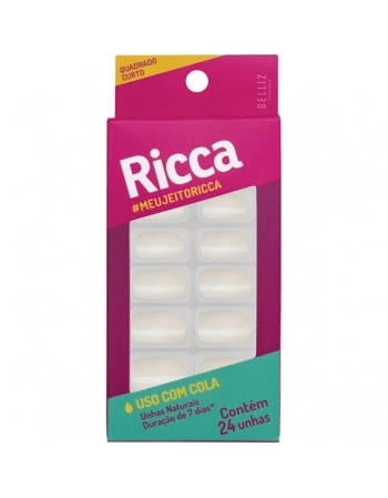 RICCA UNHAS NATURAIS QUADRADO CURTO BELLIZ