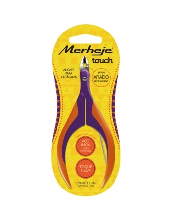 ALICATE P/ CUTICULAS TOUCH VIOLETA/LARAN MERHEJE