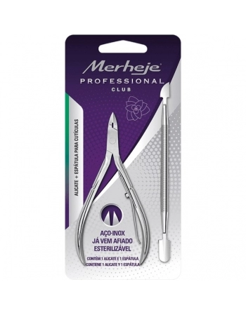 ALICATE P/ CUT C/ESPATULA PROFISS MERHEJE