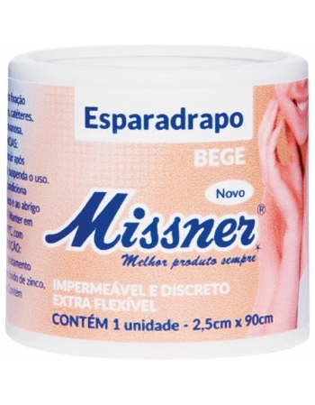 ESPARADRAPO BEGE IMPERM MISSNER 2,5CMX90CM