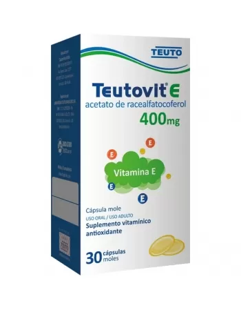 TEUTOVIT E 400 MG 30 CAPS (VITAMINA E)