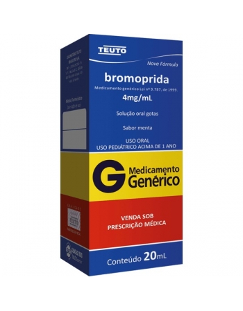 BROMOPRIDA 4MG/ML SOL 20 ML - GENÉRICO