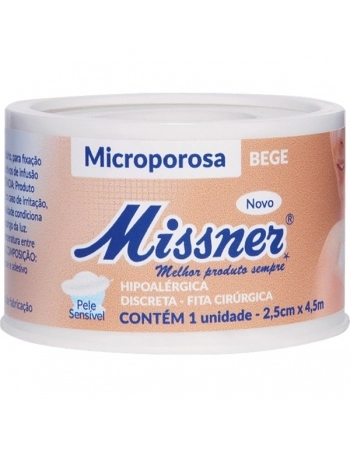 FITA MICROPOROSA BEGE 2,5CX4,5 MISSNER