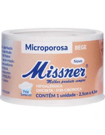 FITA MICROPOROSA BEGE MISSNER 2,5CX4,5